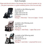 Shiatsu Massage Chair Cover, Washable Printing Massage Chair Cover Stretch Fabrics Recliner Wing Chair Slipcovers for Old-Style Massage Chairs,Suit 1