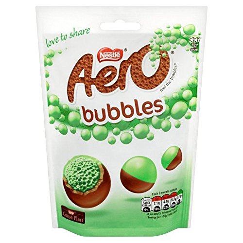Aero Bubbles Mint Chocolate Pouch 113g - Pack of 2