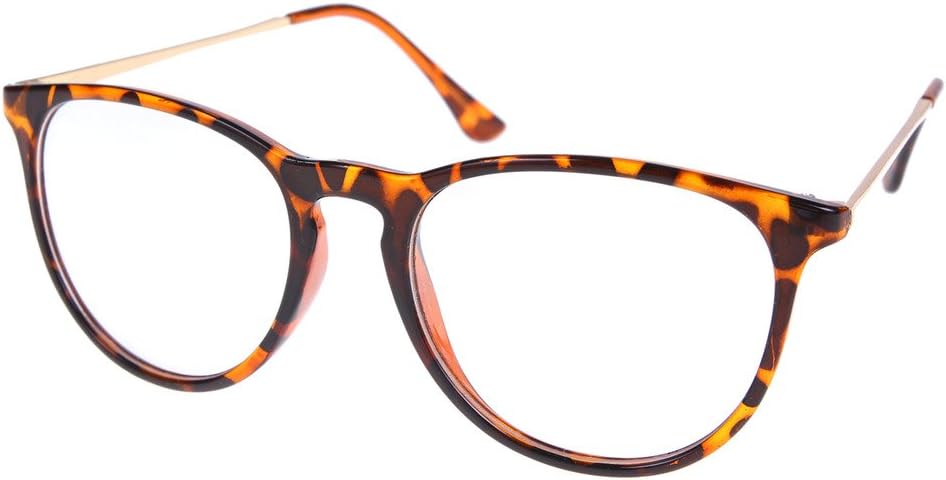 Mens Womens Oversize Readers +3.25 Reading Glasses Tortoise Frame Spectacles Eyewear