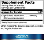 Douglas Laboratories Beni Koji Red Yeast Rice | Fermented Red Rice to Support Healthy Blood Lipid Metabolism* | 120 Capsules