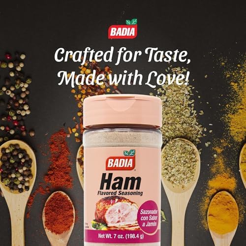 Badia Ham Seasoning 7 oz – Savory Natural Ham Flavor for Beans, Rice, Soups, Stews, & Charcuterie