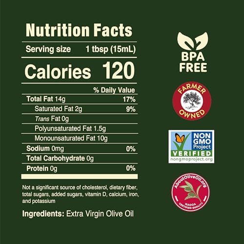 Pompeian Smooth Extra Virgin Olive Oil, Contains Polyphenols, First Cold Pressed, 68 Fl Oz