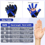 Rehability Robot Gloves Hemiplegia Hand Stroke Recovery Equipment, Hand Dysfunction Training Device for Stroke, Finger Orthosis for Finger Cramps (Left, XL)