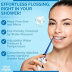 Oral Irrigator Shower Dental Care System | Advanced Shower Water Flosser for Healthy Gums and Teeth | Shower Flosser | Dental Water Flosser for Superior Dental Hygiene at Home | Made in U.S.A.