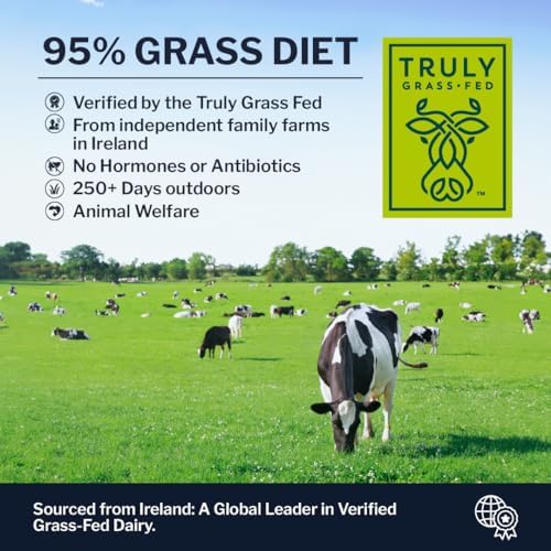 Opportuniteas Grass Fed Whey Isolate Protein Powder – Unflavored, Heavy-Metal Tested, 28g Protein, Sourced from Ireland, Hormone-Free, Non-GMO, Packaged in USA – 1lb