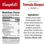 Campbell's Condensed Tomato Bisque Soup, 10.75 oz Can (12 Pack)