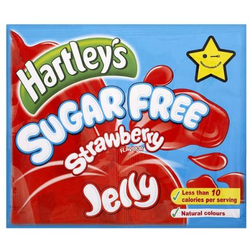 Hartleys Sugar Free Strawberry Flavour Jelly 12 x twin 23gm