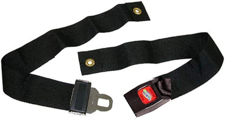HEALTHLINE Wheelchair Strap Seat Belt, Wheelchair Safety Harness, Auto Style Belt with Metal Buckle up to 48