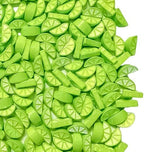 Lime Shaped Hard Candy Sprinkles Edible Confetti Toppers -2oz