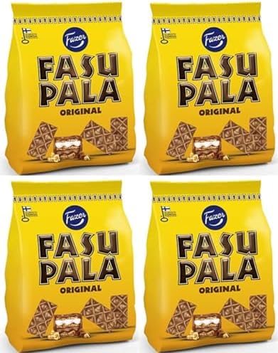 Fazer Fasupala Original wafer 4 Packs of 215g 7.6 oz