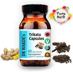 DR WAKDE'S Trikatu Capsules (60 Veg Caps, Plant-Based Supplement, Ayurvedic Herb, All Natural, Vegan)