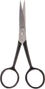 Arches and Halos Surgical Stainless Steel Eyebrow Scissors - Eyebrow Trimmer for Seamless Grooming - Short Sharp Blades for Precise Trimming - 1 pc