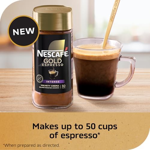 Nescaf√Â Gold Espresso Intense, Instant Coffee, 3.5 Oz