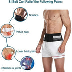 Paskyee Sciatica Belt, Sacroiliac Hip Band for Men Women - Sciatic, Lower Back, Si Joint, Pelvic pain Relief Regular