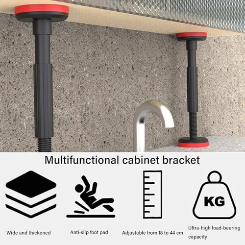 Bed Frame Support LegAdjustable Telescopic Support Pole Furniture Board Support Center for Cabinet Sofa Sink