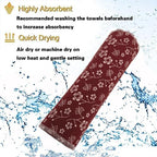 Reusable Paper Towel Rolls 20 Pack,Washable Napkin Cloth Value Set of 4 Colors 20 Pack of Paperless Towel-100% Cotton, Super Soft, Absorbent Made to Last (Floral)