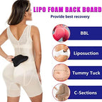 Lipo Foam Back Board, BBL Lumbar Molder, Lipo Board Post Surgery, BBL Post Surgery Supplies, Back Compression Lipo Foam Board, Tabla Moldeadora for BBL & Liposuction Post Surgery Recovery(Black)