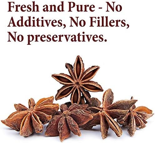 The Spice Way Star Anise - whole star anise (3 oz) great for baking and tea