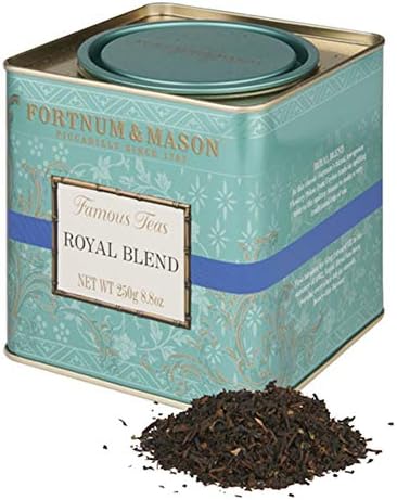 Fortnum & Mason British Tea, Royal Blend, 250g Loose English Tea in a Gift Tin Caddy