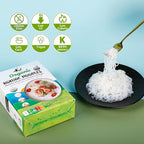 YUHO Organic Konjac Shirataki Noodle Low Carb Pasta 38.09 Oz (1080 g) Angel Hair USDA Organic Healthy Spaghetti (6 Pack Inside) Keto and Paleo Friendly Low Calorie Sugar Free Vegan Ready to Eat
