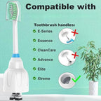 Replacement Toothbrush Heads for Philips Sonicare E Series, Compatible with Sonicare Essence Elite Advance CleanCare Screw-on Electric Toothbrush HX7022/66 HX7023/64, HX7023/30, 4 Pack