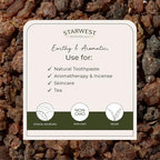 Starwest Botanicals Myrrh Gum Resin Pieces - Use for Crafts, Incense, & Natural Herbal Blends, Crafted from Pure Tree Sap Resin, Commiphora Molmol, Certified Kosher, Wildcrafted - 4 oz Pouch