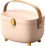 Family Medicine Cabinet Large-Capacity Multi-Layer Storage Box Portable Medical First Aid Kit with Handle (Color : Pink)