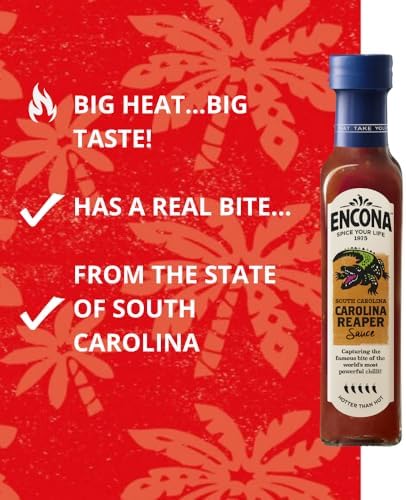 Encona Carolina Reaper Chilli Hot Chilli Sauce 142ml