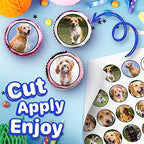 30 x Edible Cupcake Toppers Themed of Real Dogs Collection of Edible Cake Decorations | Uncut Edible on Wafer Sheet