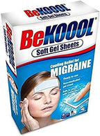 Be Koool Cooling Relief For Migraine Soft Gel Sheets 4 Each (Pack of 9)