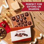 Fannie May, Milk and Dark Chocolate Holiday Gifts, Assorted Chocolates, Chocolate Gift Box, 7 oz