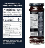 St. Dalfour Black Raspberry Fruit Spread - 10oz - 100% from Fruit, No Artificial Ingredients, Non-GMO, No Cane Sugars, All Natural - Pack of 6