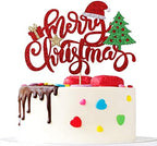 Santa's Christmas Tree Cake Topper - Children's Party Decorations