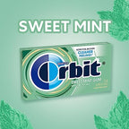 ORBIT Sweet Mint Sugar Free Individually Wrapped Chewing Gum Mint Bulk Box , 12 Packs of 14-Pieces (168 Total Pieces)