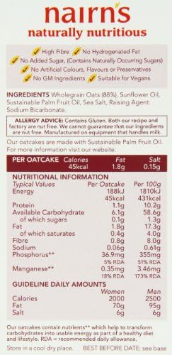 Nairn's Rough Oatcakes 291 G (Pack Of 10)