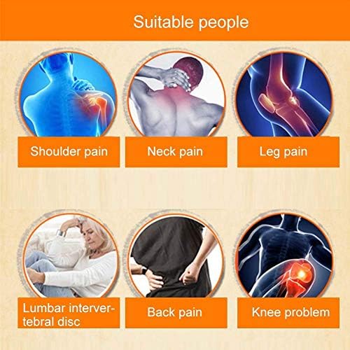 100pcs Self-Heating Ginger Patch for Lymph, Promote Blood Circulation, Pain Relief for Shoulder, Neck, Waist, Back, Hand, Foot, Knee & Joint, Stomach Bloating, Hot Compress Pad (12 * 8cm)