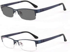 mincl/Photocromic Lens Transition Business Frames Reading Glasses