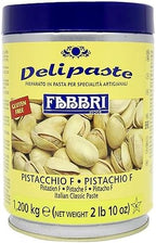 Fabbri Delipaste Pistachio Fine, Flavoring Compound for Gelato, Ice Cream, Soft Serve, Pastry and Confectionary - 1 Tin of 2.6 lb