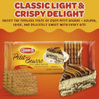 Osem Petit Beurre Cookies - Light and Crispy Tea Biscuits, for Coffee, Breakfast, or Dessert - 8.8oz (Pack of 6)