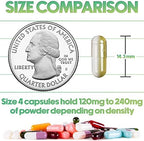 XPRS Nutra Size 4 Empty Capsules - 100 Count Small Empty Gelatin Capsules - Pills DIY Capsule Filling - Fillable Pure Bovine Pill Gel Caps for Do-It-Yourself Supplements (Black/Red)