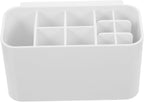 Healifty Toothbrush Holders for Bathroom - Electric Toothbrush Holder Wall Mounted with 6 Toothbrush Slots, 4 Electric Toothbrush Slots & 1 Toothpaste Slots - Large Capacity Bathroom Organizer