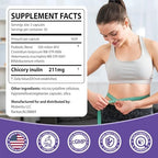 GLP-1 Probiotic with Akkermansia, GLP-1 Supplement with 500M AFU Multi-Strain Probiotic, Improve GLP-1 Levels & Overall Wellness, Digestive & Gut Health for Women & Men - 60 Capsule