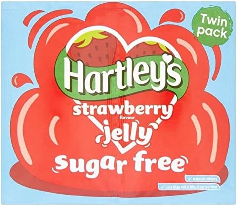 Hartley's Sugar Free Strawberry Jelly Crystals 23g - Pack of 2