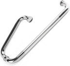 Glass Door and Window Handles 304 Stainless Steel Push Pull Door Handle for Glass Door, Bathroom Sliding Glass Door Handle Set - Replace Old or Damaged Door Handles