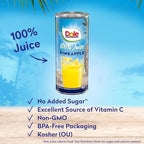 Dole 100% Pineapple Juice, No Added Sugar, Excellent Source of Vitamin C, 100% Fruit Juice, Packaging May Vary, 8.0 Fl Oz (Pack of 24)
