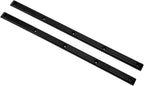Rib Bones Rails, Durable Stable Flexible Glossy Skateboard Wear Resistant Rails Appearance Longboard Ribs BonesBlack