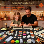 Yang Gien Sushi Making Kit, 27 in 1 Premium Sushi Maker, Suitable for Beginners/Professional Sushi Makers with Sushi Bazooka Roller, Bamboo Sushi Mats, Musubi Presses, Onigiri Mold, Guide Book & More