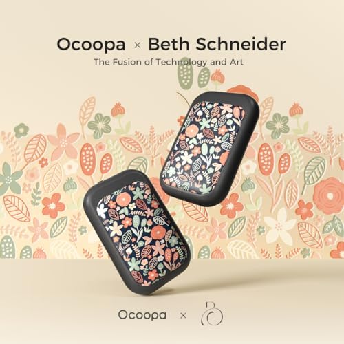 OCOOPA Magnetic Rechargeable Hand Warmers 2 Pack, Card-Style Electric AI Hand Warmers, 8hrs x2, UL Certified, Pocket Portable Hands Heater for Men Women, Hunting Essentials, UT4 Young