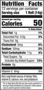 Betty Crocker Fruit Rollups Fruit Flavored Snacks Strawberry/Tropical Tie Dye, 72 ct, 36 oz