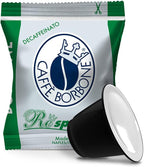 Caffè Borbone Green Blend Decaffeinated Nespresso Compatible Espresso Coffee Pods, 100 Count Espresso Pods